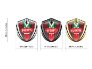 Bugatti Emblem Metall Abzeichen Minimaler Look Universell